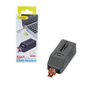 Andowl Αναγνώστης καρτών 6 σε 1 Q-HU17 - Card Reader USB 3.0 ANDOWL