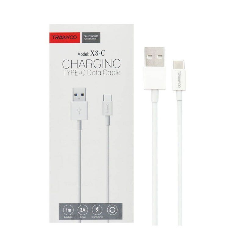 Tranyoo Καλώδιο δεδομένων type-C 3A 1m X8-C - Fast charger cable Tranyoo