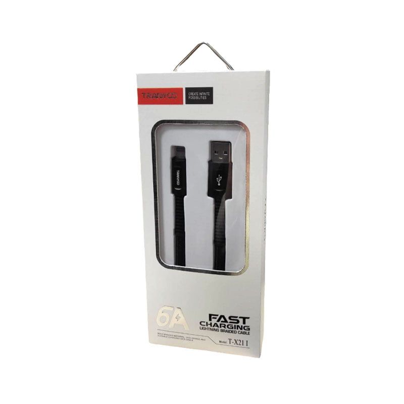 Tranyoo Καλώδιο δεδομένων lighting IOS 6A 1m T-X21l - Fast charger lighting cable Tranyoo
