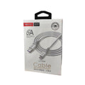 Tranyoo Καλώδιο δεδομένων lighting IOS 6A 1.5m T-X20 IP - Fast charger cable Tranyoo