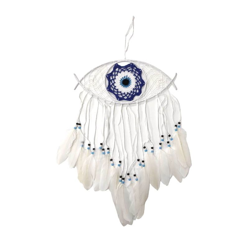 Ονειροπαγίδα μάτι 65cm - Dreamcatcher - Μπεζ OEM