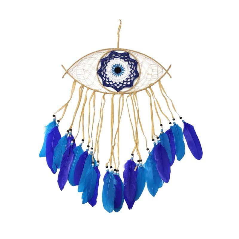 Ονειροπαγίδα μάτι 65cm - Dreamcatcher - Λευκό OEM