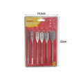 Σετ Τρυπάνια Φτερού Ξύλου 10-25 mm 6 τμχ - Flat wood bit set OEM