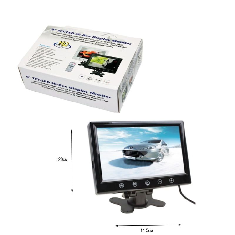 Οθόνη Αυτοκινήτου Monitor 9″ TFT/LED - 9” TFT/LED Hi-Res Display Monitor OEM