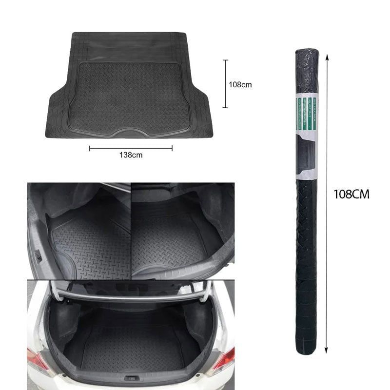 Λαστιχένιο πατάκι πορτ μπαγκάζ 137 x 108cm- Universal trunk mat OEM