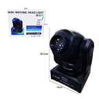 Φωτορυθμικό με περιστρεφόμενη κεφαλή 10W- Mini moving projector 10W OEM