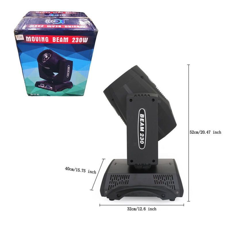Φωτορυθμικό Beam με Ρομποτική Κεφαλή 7R RGBW 230W - 7R Moving Head Light Beam 230W OEM