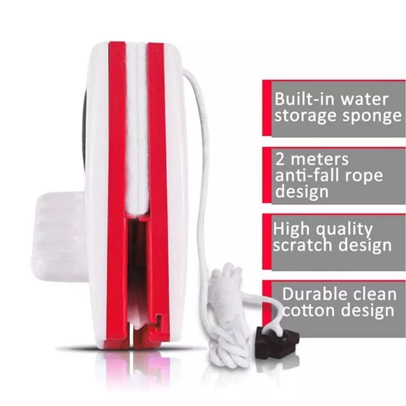 Μαγνητική συσκευή καθαρισμού τζαμιών - Double faced glass cleaner OEM