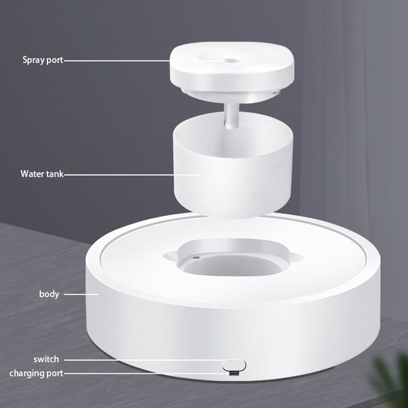 Υγραντήρας Υπερήχων & Συσκευή Αρωματοθεραπείας Με Τεχνολογία Αποστείρωσης Χώρου - Mobile Humidifier OEM