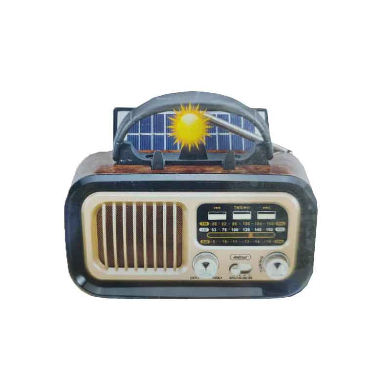 Andowl Επιτραπέζιο Ραδιόφωνο Ηλιακό Q-SY721 - Solar charge radio ANDOWL