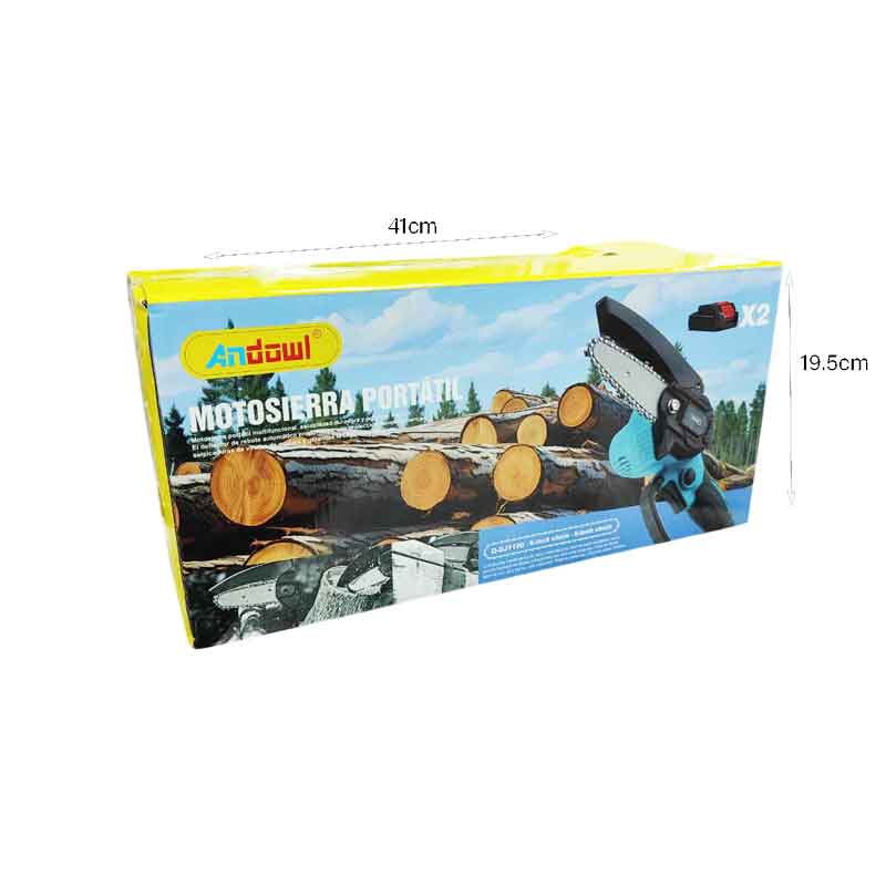 Andowl Φορητό αλυσοπρίονο μπαταρίας Q-DJ1100 - Chainsaw ANDOWL