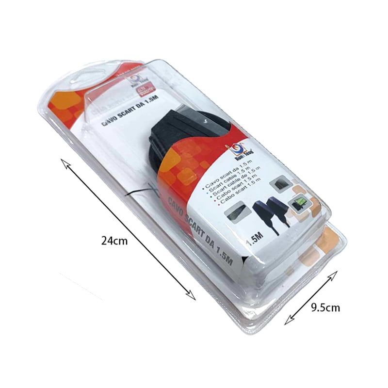 RUN&TENG καλώδιο scart 1.5M Art.NO:02585 - Cable Scart male - Scart male Qiaoyang
