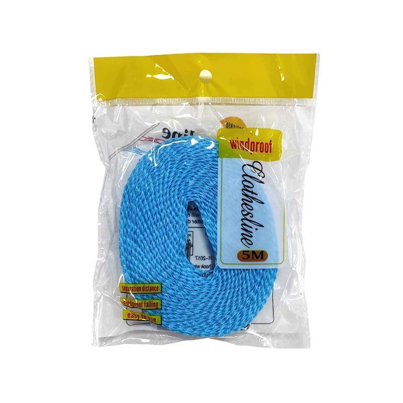 Σχοινί Απλώματος Ρούχων σε Κρεμάστρες 5m - Clothes line hanger stop rope OEM