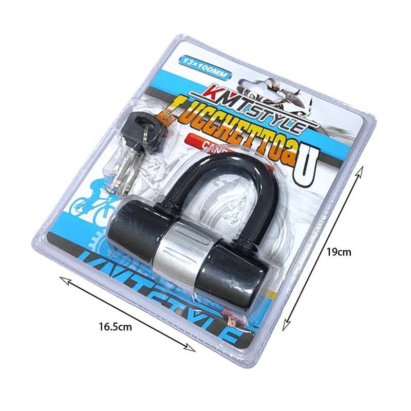 KMT Style Κλειδαριά ποδηλάτου 13x100mm - Bicycle U lock 8109 KMT