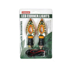 Wenchang Φλας Μηχανής σετ 2τμχ 12V - Motorcycle LED Replacement Globe Corner Lights Wenchang