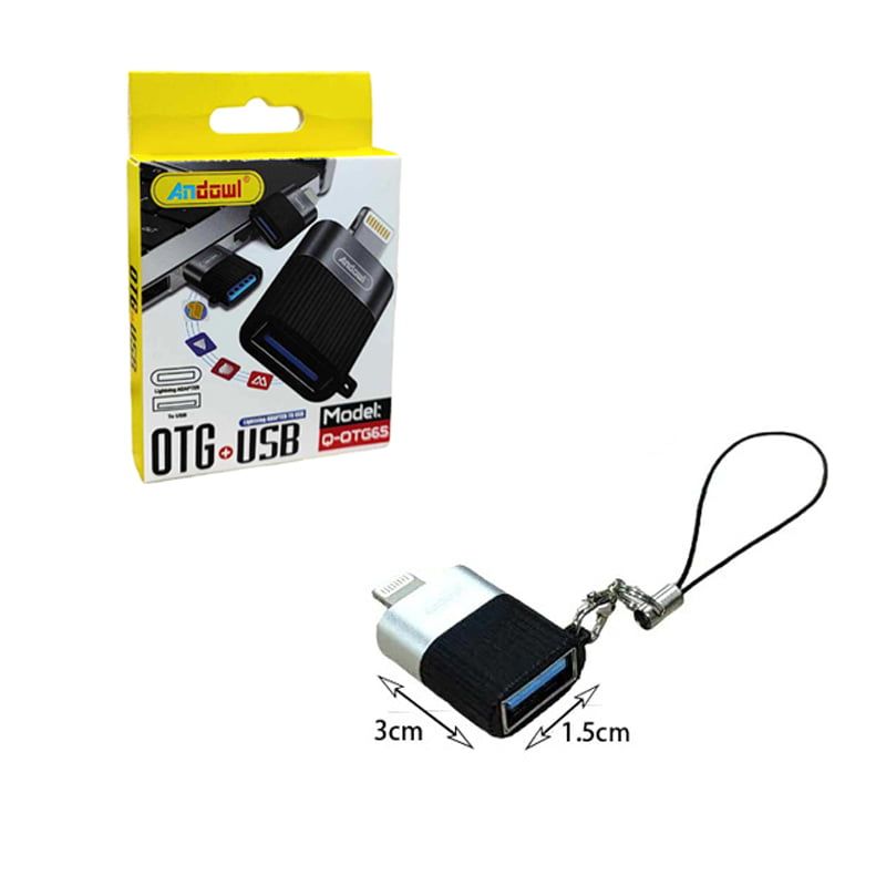 Andowl Q-OTG65 Μετατροπέας Lightning σε USB - OTG USB Adaptor ANDOWL
