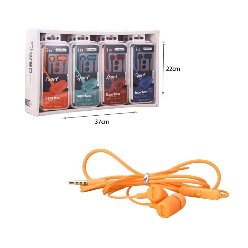 Elmcoei EV213 Ενσύρματα ακουστικά 12τμχ - Earphones Elmcoei