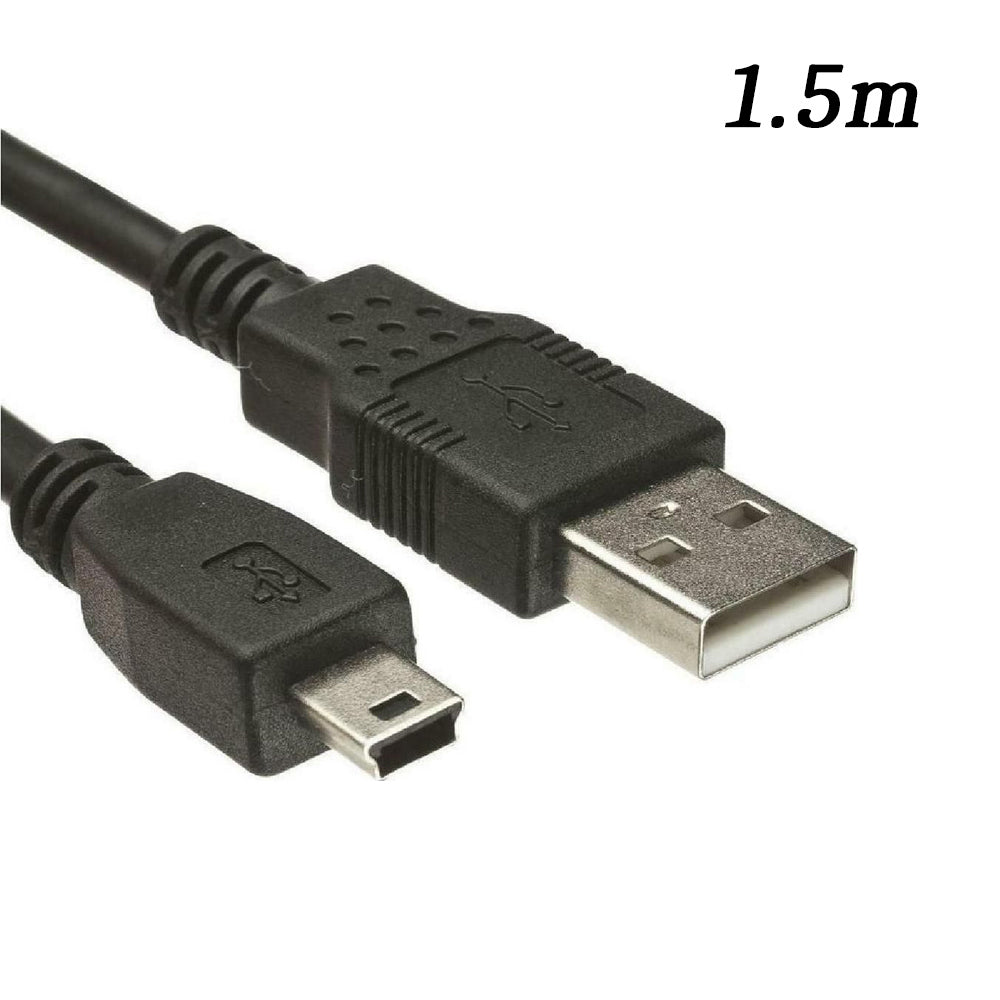 Καλώδιο USB Αρσενικό σε Mini USB Αρσενικό 1.5m 8610 Μαύρο OEM