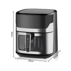 RAF Φριτέζα Αέρος με Αποσπώμενο Κάδο 8.3lt 1600W R.5373 - Air Fryer RAF