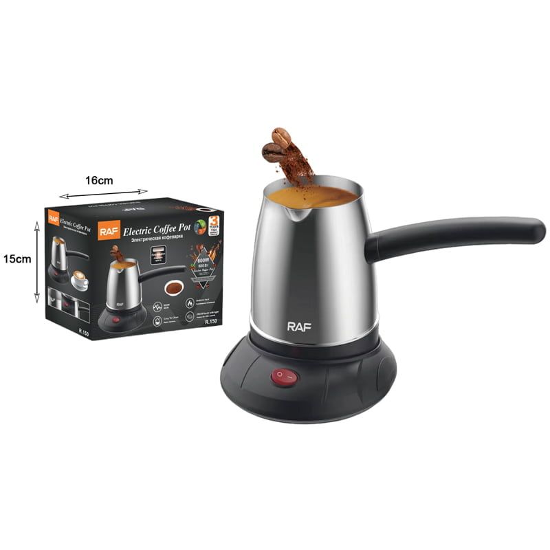 RAF Ηλεκτρικό Μπρίκι 600W με Χωρητικότητα 500ml R.150 - Electric Coffee Pot OEM