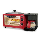 RAF 3 σε Ηλεκτρικός φούρνος με καφετιέρα R.5308R - 3 in 1 Breakfast Maker RAF
