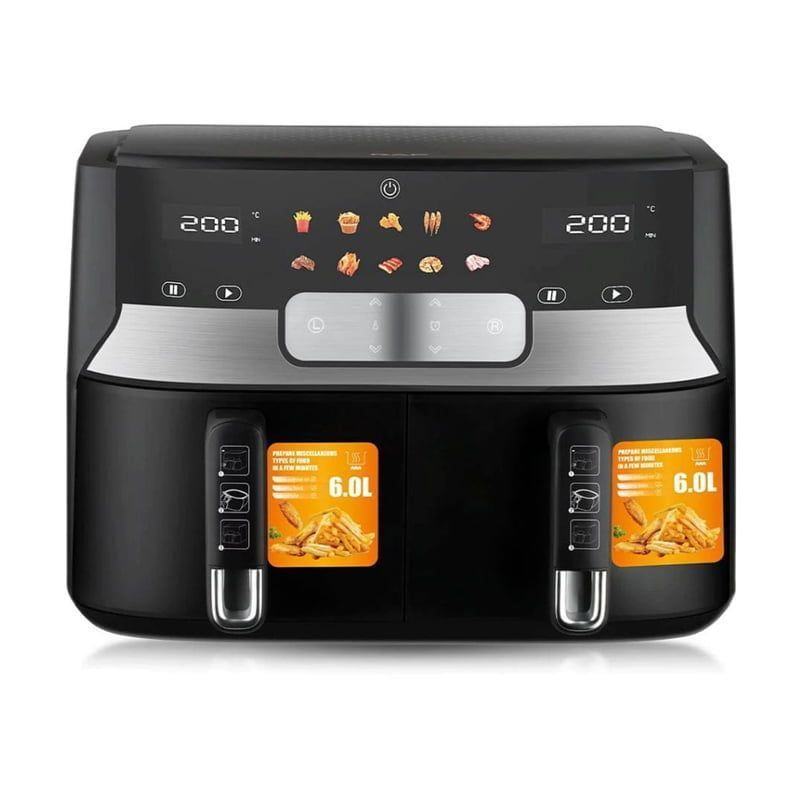 RAF Φριτέζα Αέρος με Αποσπώμενο Κάδο 9lt 1700+1700W R.5272 - Air Fryer RAF