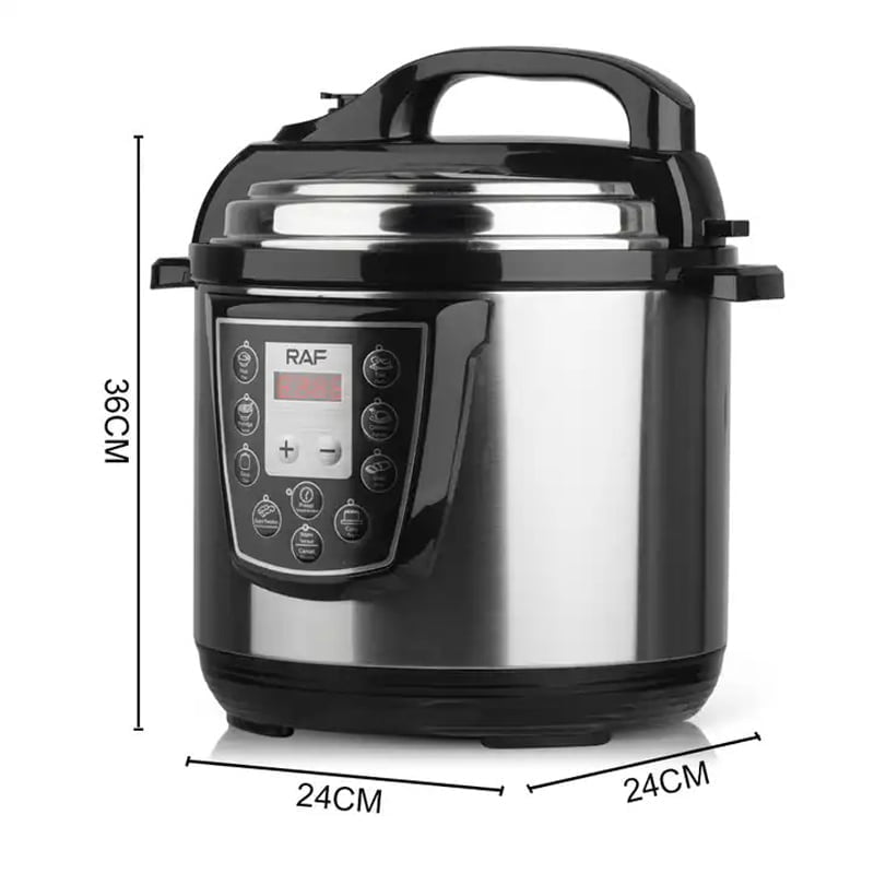 RAF Ηλεκτρικός Πολυμάγειρας 6.0L 1000W R.177 - Electric Pressure Cooker RAF