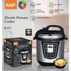RAF Ηλεκτρικός Πολυμάγειρας 6.0L 1000W R.177 - Electric Pressure Cooker RAF