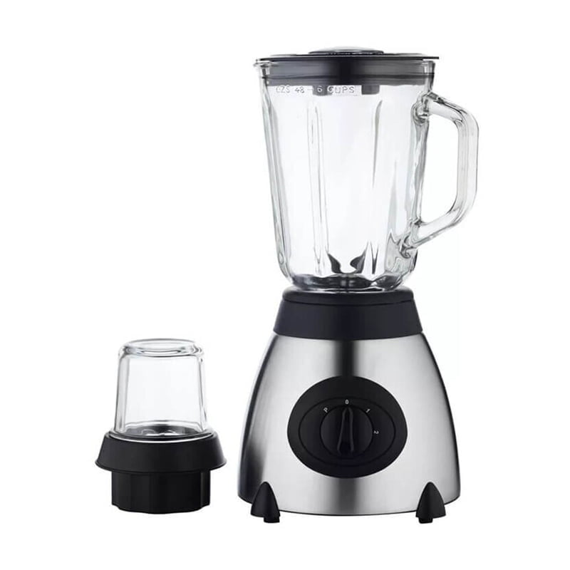 RAF Μπλέντερ με Γυάλινη Κανάτα 1.5lt 1000W Inox R.295 - Electric Blender RAF