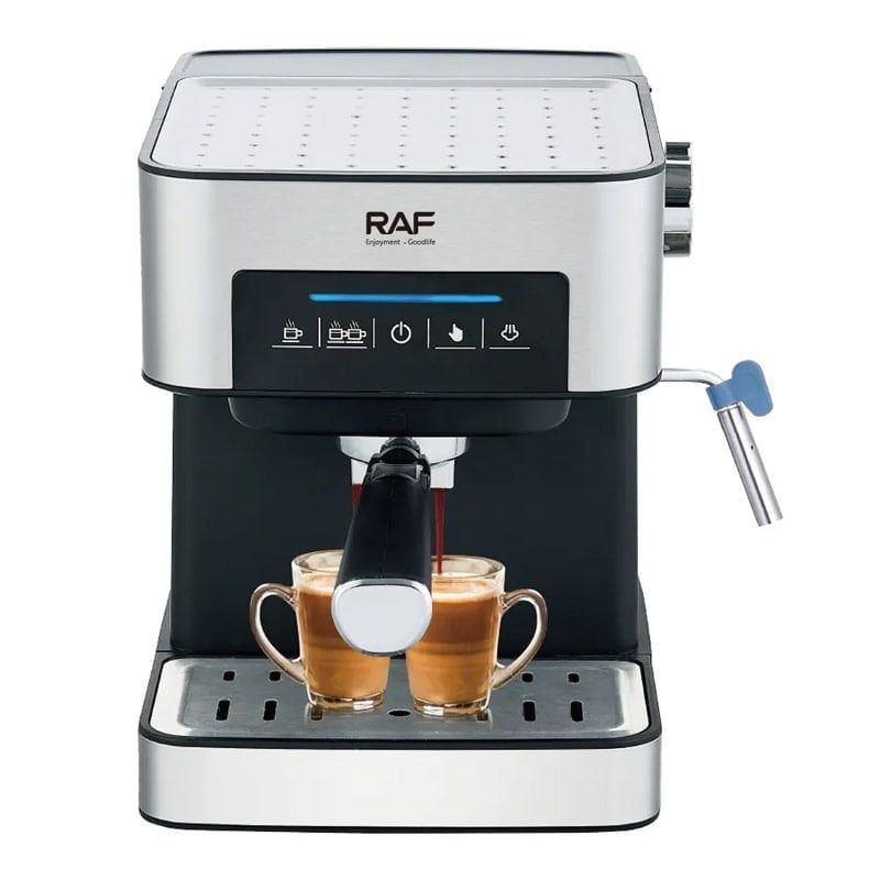 RAF Καφετιέρα Εσπρεσσιέρα με Ακροφύσιο 1.6L 850W R.136 - Espresso Coffee Maker RAF