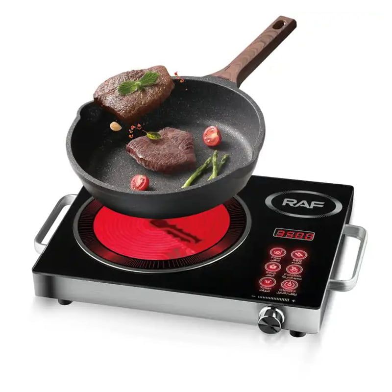RAF Επιτραπέζια Εστία Κεραμική Μονή 3500W R.8003 - Infrared Cooker RAF