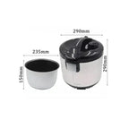 RAF Ηλεκτρικός Πολυμάγειρας Rice Cooker 5L 700W με Αντικολλητικό Μπολ και 12 Προγράμματα R.178 - Rice Cooker RAF