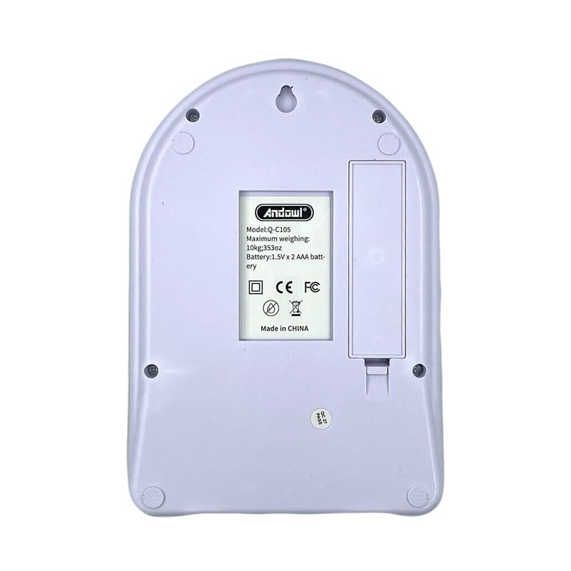 Andowl Ψηφιακή Ζυγαριά Κουζίνας 1gr/10kg Q-C105 - Kitchen Cale OEM