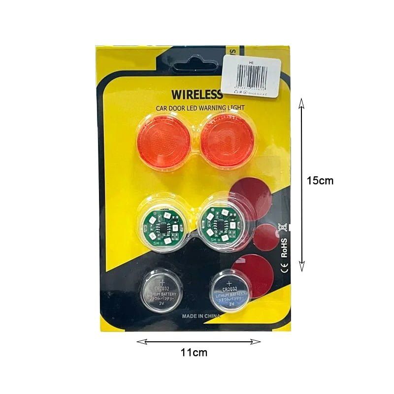 Προειδοποιητική λυχνία αυτοκινήτου - Wireless car door led warning light OEM