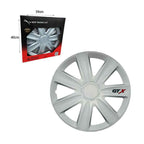 Versaco Σετ Τάσια Αυτοκινήτου 4τμχ 14" Ασημί - Wheel Covers Versaco
