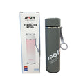 MSZM Μπουκάλι Θερμός 500mL - Stainless Steel Bottle - Γκρι MSZM