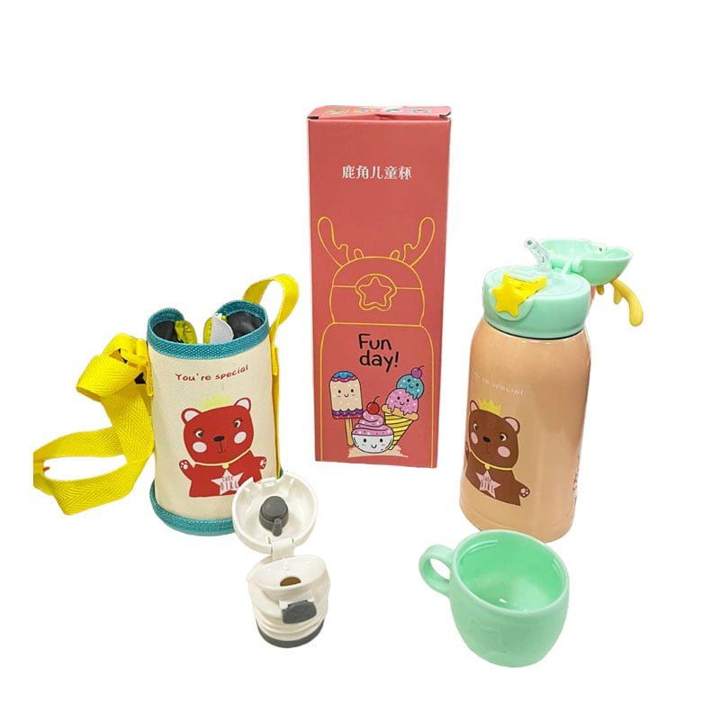 Παιδικό Παγούρι Θερμός - Kids Water Bottle - Πράσινο OEM