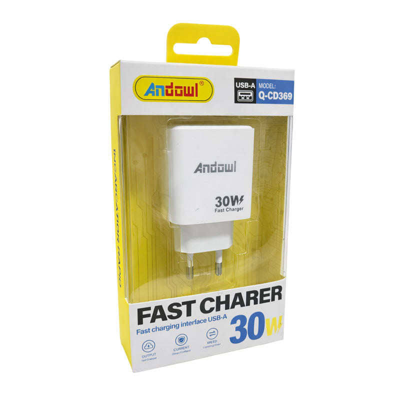 Andowl Φορτιστής 30W Q-CD369 - Fast Charger OEM