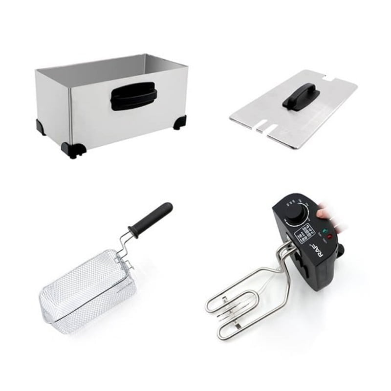 RAF Φριτέζα λαδιού inox 2000W 3.0L R.5299 - Deep Fryer RAF