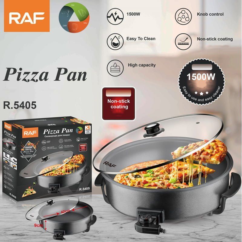 RAF Συσκευή Μαγειρέματος Πίτσας 1500W 6.0L R.5405 - Pizza Pan RAF
