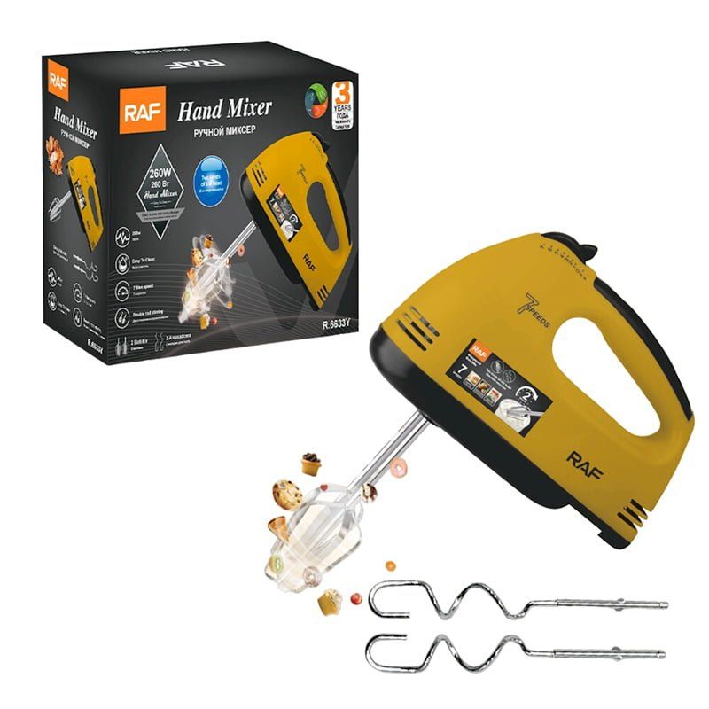 RAF Μίξερ Χειρός 100W R.6633Y - Hand Mixer RAF