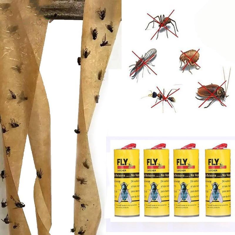Παγίδα για μύγες και κουνούπια 8τμχ - Green live fly catch trap OEM