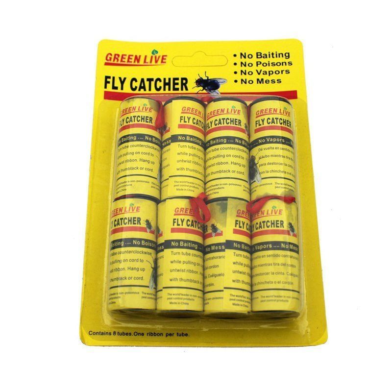 Παγίδα για μύγες και κουνούπια 8τμχ - Green live fly catch trap OEM
