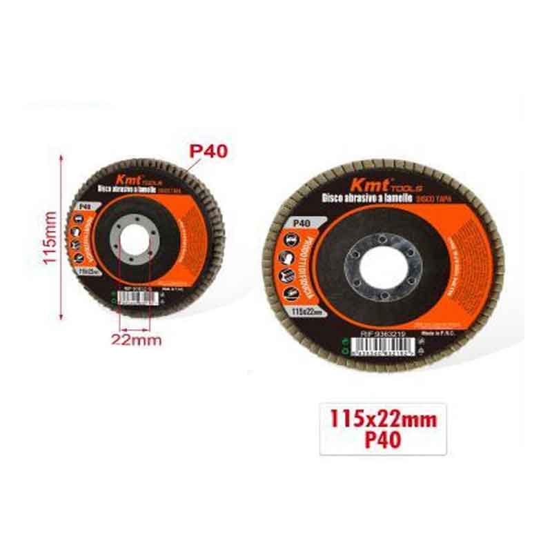 KMT Δίσκος Λείανσης P40 115x22mm- Sanding Disc KMT