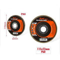 KMT Δίσκος Λείανσης P60 115x22mm- Sanding Disc KMT