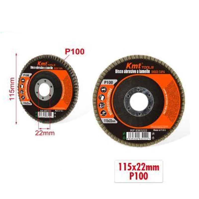 KMT Δίσκος Λείανσης P100 115x22mm- Sanding Disc KMT
