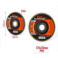 KMT Δίσκος Λείανσης P60 125x22mm- Sanding Disc KMT