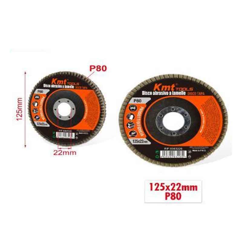 KMT Δίσκος Λείανσης P80 125x22mm- Sanding Disc KMT