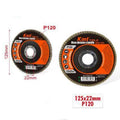 KMT Δίσκος Λείανσης P120 125x22mm- Sanding Disc KMT