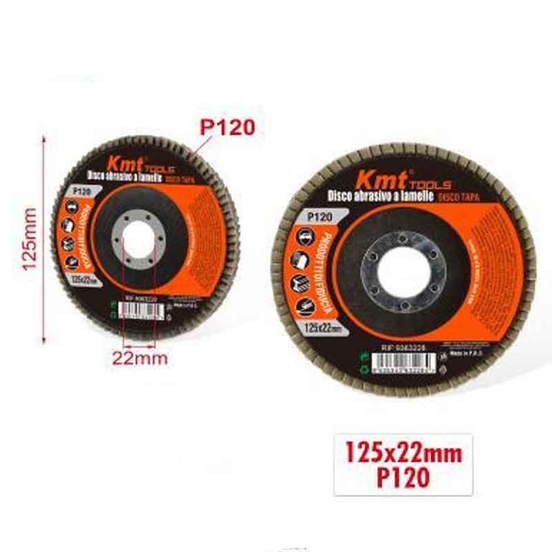 KMT Δίσκος Λείανσης P120 125x22mm- Sanding Disc KMT